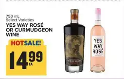 Food Lion YES WAY ROSÉ OR CURMUDGEON WINE offer