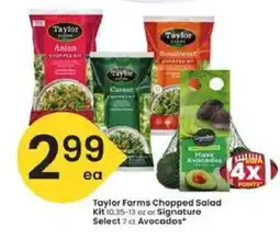 Albertsons Taylor Farms Chopped Salad Kit or Signature Select Avocados offer