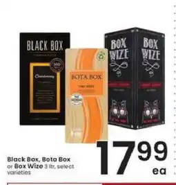 Albertsons Black Box, Bota Box or Box Wize offer