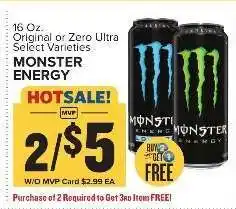Food Lion Monster Energy offer