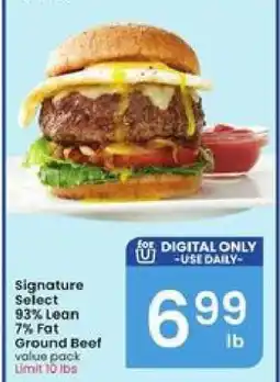 Albertsons Signature Select Ground Beef offer
