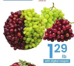Albertsons Grapes offer