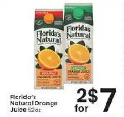 Albertsons Florida's Natural Orange Juice offer