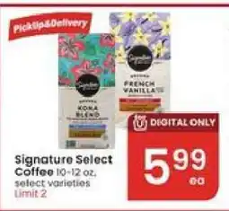 Albertsons Signature Select Coffee offer