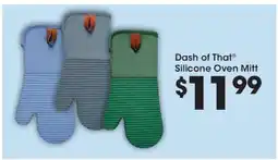 Kroger Dash of That Silicone Oven Mitt offer