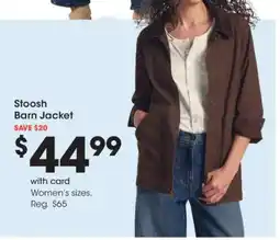 Kroger Stoosh Barn Jacket offer