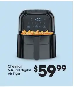 Kroger Chefman 6-Quart Digital Air Fryer offer