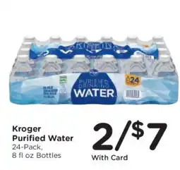 Kroger Kroger Purified Water offer