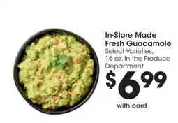 Kroger In-Store Made Fresh Guacamole offer