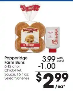 Kroger Pepperidge Farm Buns offer