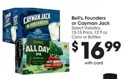Kroger Bell's, Founders or Cayman Jack offer