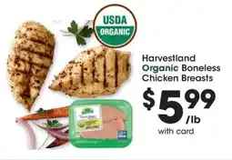 Kroger Harvestland Organic Boneless Chicken Breasts offer