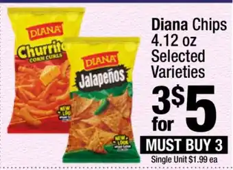 Super King Markets Diana Chips offer