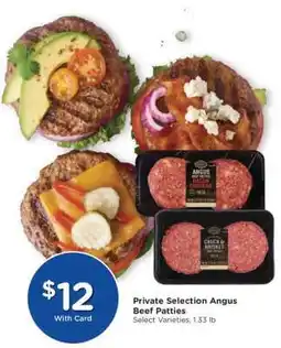 Kroger Private Selection Angus Beef Patties offer