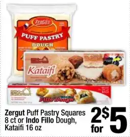 Super King Markets Zergut Puff Pastry Squares offer