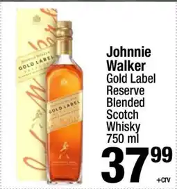 Super King Markets Johnnie Walker Gold Label Reserve Blended Scotch Whisky 750 ml offer