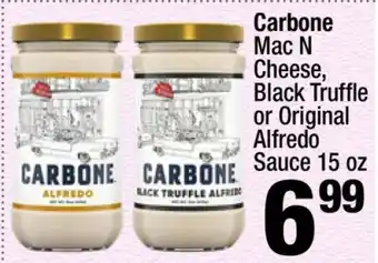Super King Markets Carbone Mac N Cheese, Black Truffle or Original Alfredo Sauce 15 oz offer