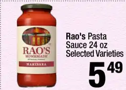 Super King Markets Rao's Pasta Sauce 24 oz offer