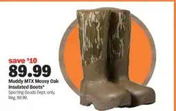 Meijer Muddy MTX Mossy Oak Insulated Boots offer