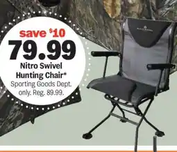 Meijer Nitro Swivel Hunting Chair offer