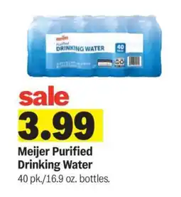 Meijer Meijer Purified Drinking Water offer