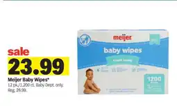 Meijer Meijer Baby Wipes offer