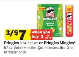 Meijer Pringles or Pringles Mingles offer