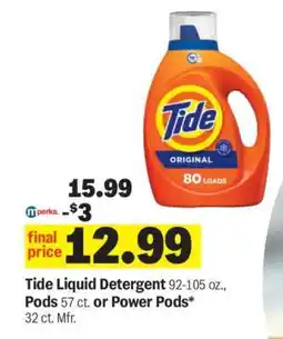 Meijer Tide Liquid Detergent offer
