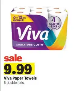 Meijer Viva Paper Towels offer