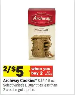 Meijer Archway Cookies offer