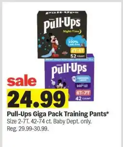 Meijer Pull-Ups Giga Pack Training Pants offer