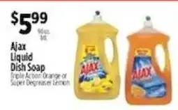 Pioneer Supermarkets Ajax liquid dish soap offer