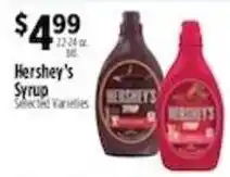 Pioneer Supermarkets Hershey's Syrup offer