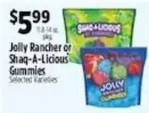 Pioneer Supermarkets Jolly Rancher or Shaq-A-Licious Gummies offer