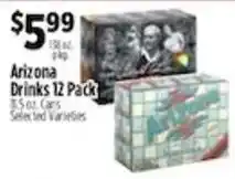 Pioneer Supermarkets Arizona Drinks 12 Pack offer