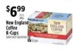 Pioneer Supermarkets New England Coffee K-Cups offer