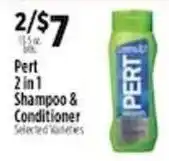 Pioneer Supermarkets Pert 2 in 1 Shampoo & Conditioner offer