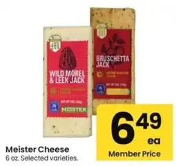 Albertsons Meister Cheese offer