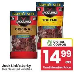 Albertsons Jack Link's Jerky offer