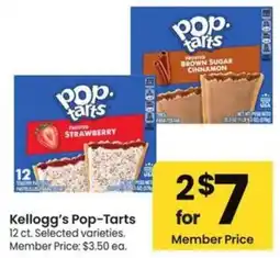 Albertsons Kellogg's Pop-Tarts offer