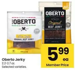 Albertsons Oberto Jerky offer