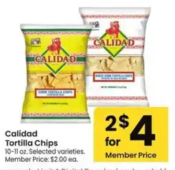 Albertsons Calidad Tortilla Chips offer
