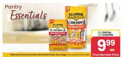 Albertsons Tillamook Country Smoker Mini Snack Sticks Zero Sugar offer