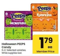 Albertsons Halloween PEEPS Candy offer