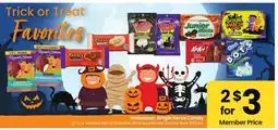 Albertsons Halloween Single Serve Candy offer