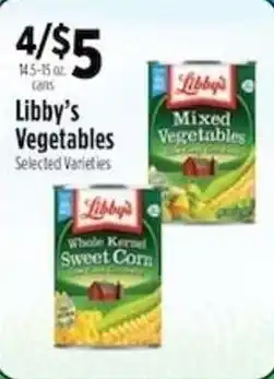 Pioneer Supermarkets Libby's Vegetables offer