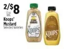 Pioneer Supermarkets Koops' Mustard offer