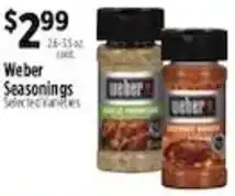 Pioneer Supermarkets Weber Seasonings offer