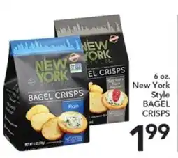 Pete's Fresh Market New York Style Bagel Crisps offer