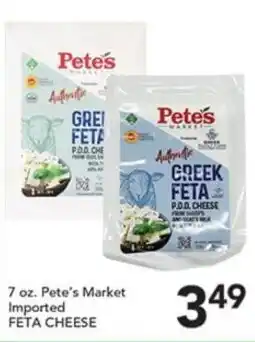 Pete's Fresh Market Pete's Market imported feta cheese offer